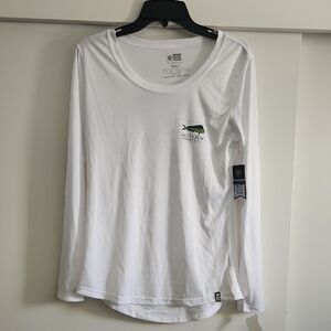 Salty Crew White UPF 50+ Long Sleeve Shirt